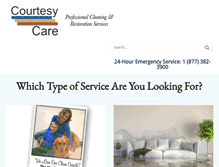 Tablet Screenshot of courtesycare.com